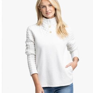 Southern Tide Quilted Pullover